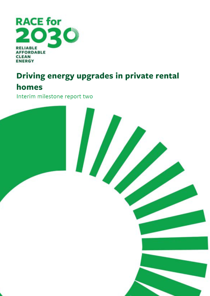 Driving energy upgrades in private rental homes