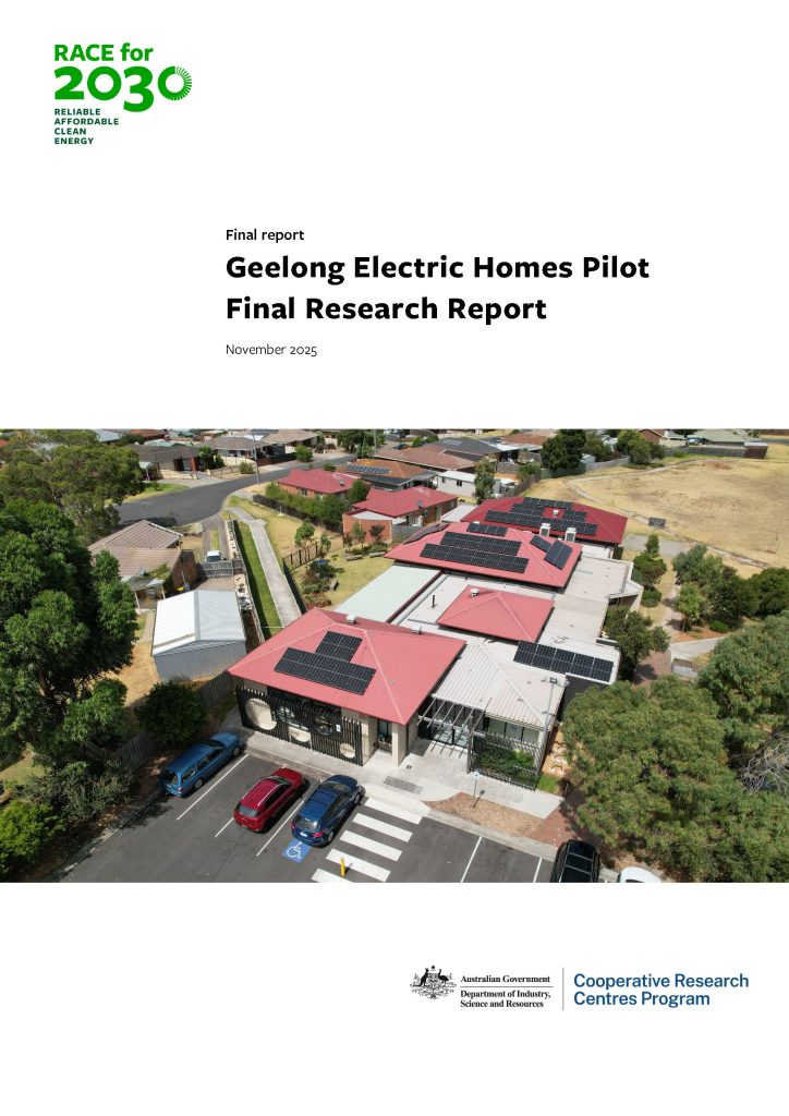 Geelong Electric Homes Pilot Final Research Report