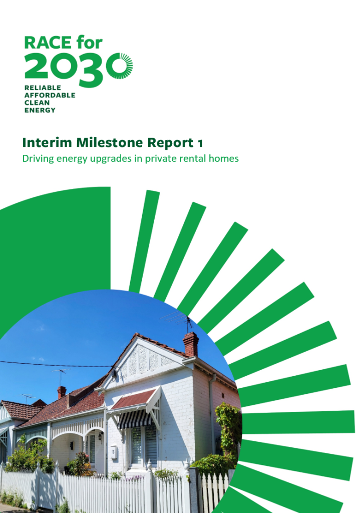 Driving energy upgrades in private rental homes – Interim milestone report 1