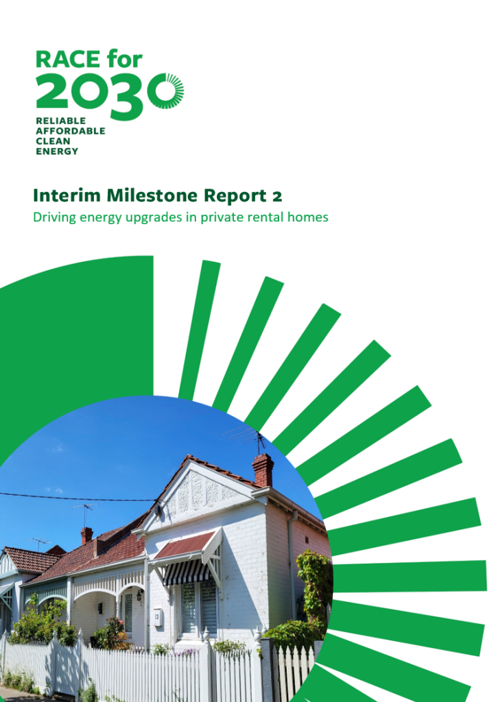 Driving energy upgrades in private rental homes – Interim milestone report 2