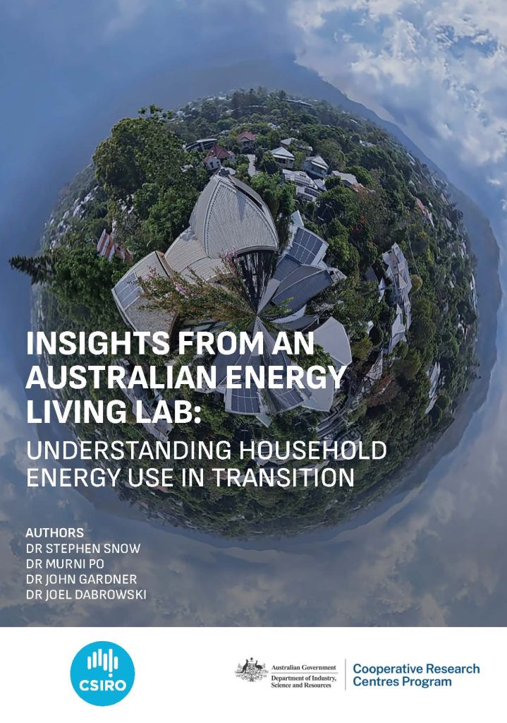 Insights from an Australian energy living lab: Understanding household energy use in transition